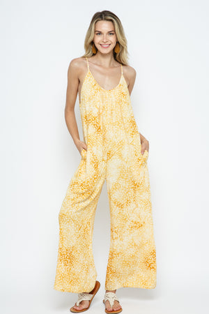 Cozy Casual Yellow Jumpsuit